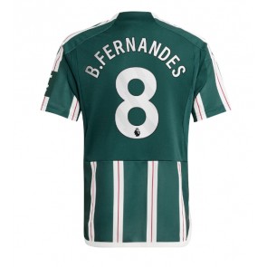 Manchester United Bruno Fernandes #8 Koszulka Wyjazdowych 2023-24 Krótki Rękaw